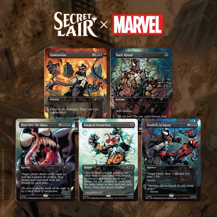 Secret Lair x Marvel’s Spider-Man: Venom Unleashed (Colors Variant)