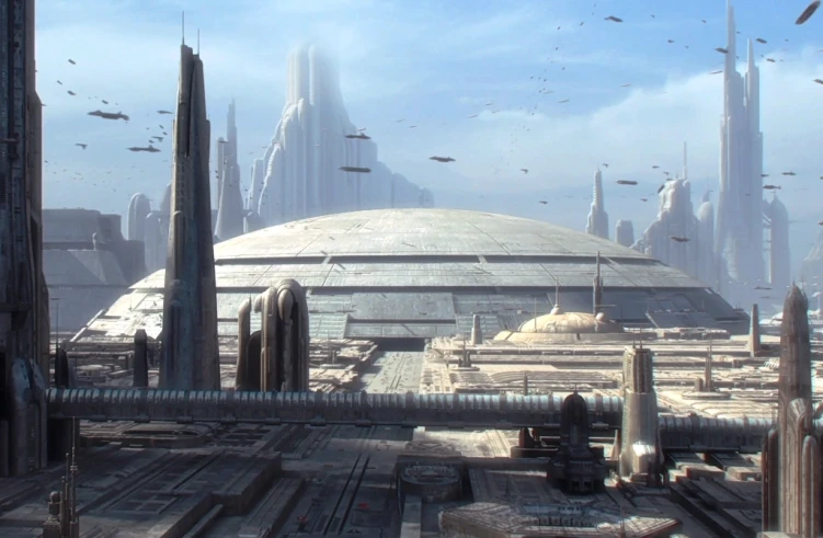 Senate building in Star Wars