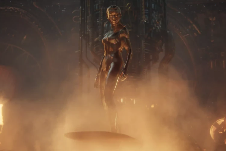 Julia Garner as Shalla-Bal in The Fantastic Four: First Steps