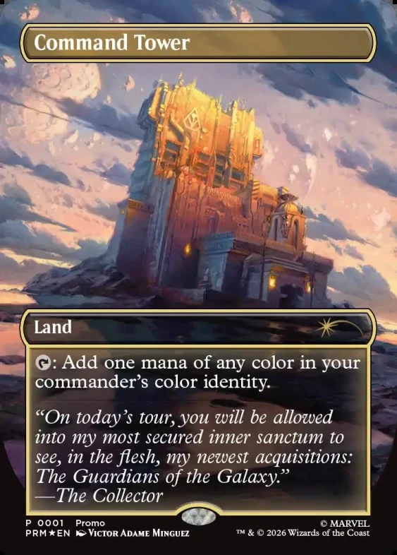 Commander Tower Marvel Super Heroes promo