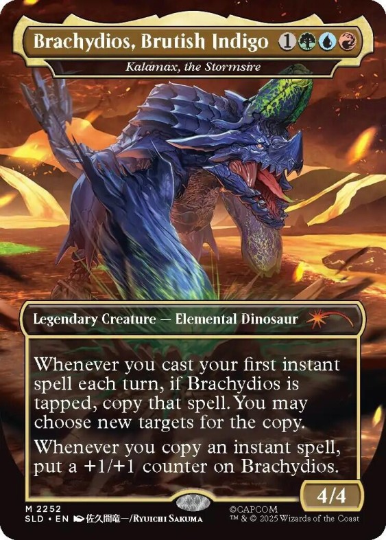 The Monsters II - Brachydios, Brutish Indigo (reprint of Kalamax, the Stormsire)