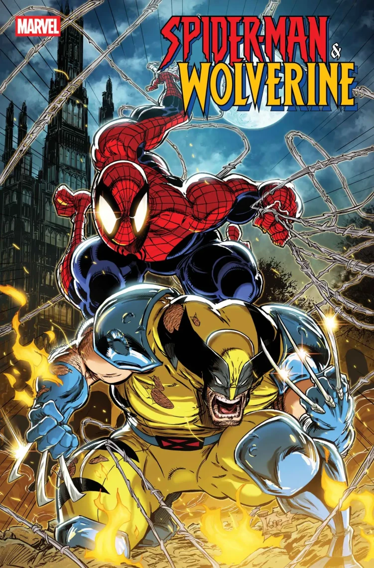 Spider-Man & Wolverine #1 cover by Kaare Andrews