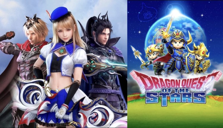 Final Fantasy Brave Exvius and Dragon Quest