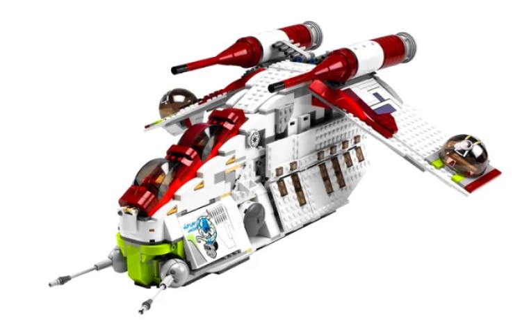 LEGO Star Wars: The Clone Wars Set: Republic Attack Gunship 7676