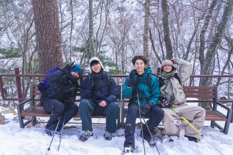 Lee Chae-min, Car, the Garden, Dowoon, and Tarzzan in Take a Hike!