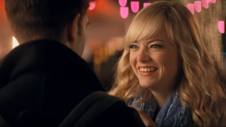 Emma Stone as Gwen Stacy in The Amazing Spider-Man 2