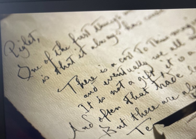 Tissaia's letter to Yennefer in The Witcher