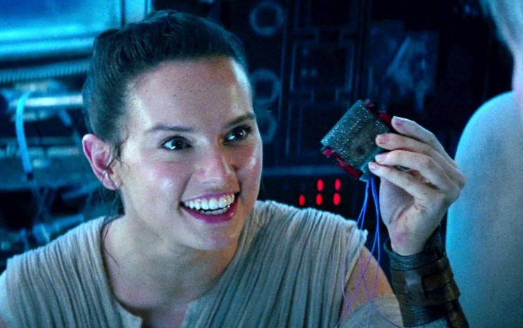 Daisy Ridley as Rey Skywalker in Star Wars: The Force Awakens