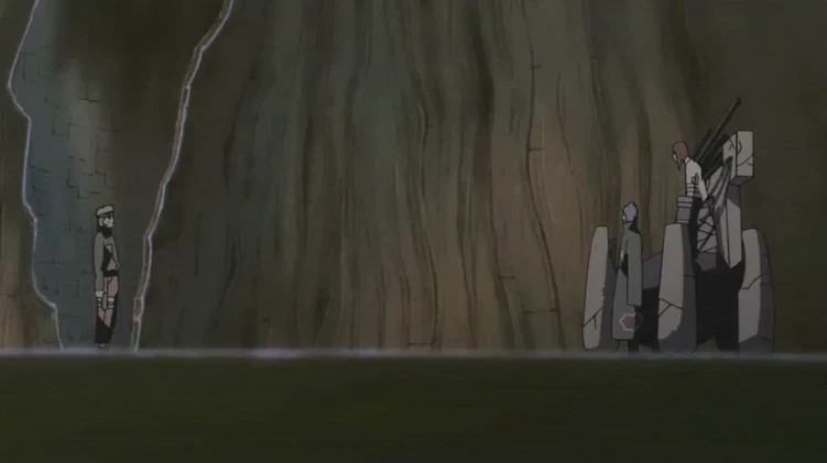 Naruto confronts Konan and Nagato.
