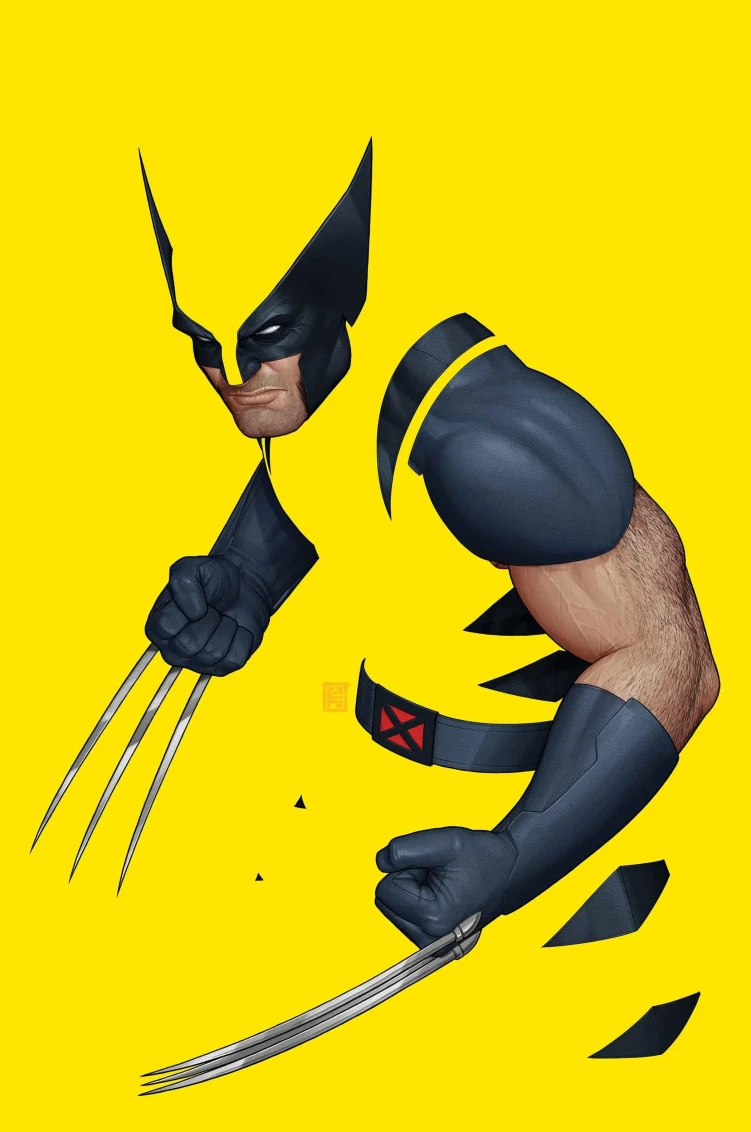 WOLVERINE #1 Negative Space Variant Cover by John Tyler Christopher