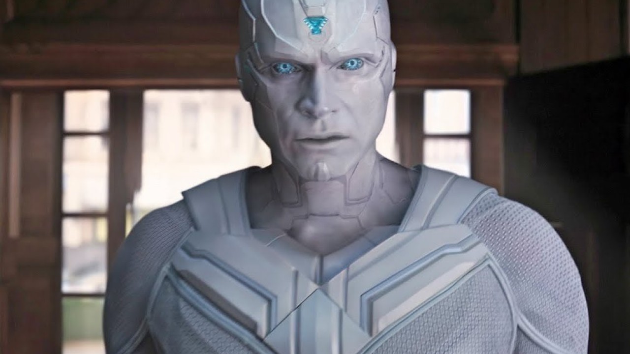 VisionQuest Footage Reveals Paul Bettany’s White Vision, Ultron, and Tommy Shepherd in WandaVision Trilogy Finale