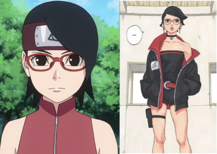 Sarada timeskip design