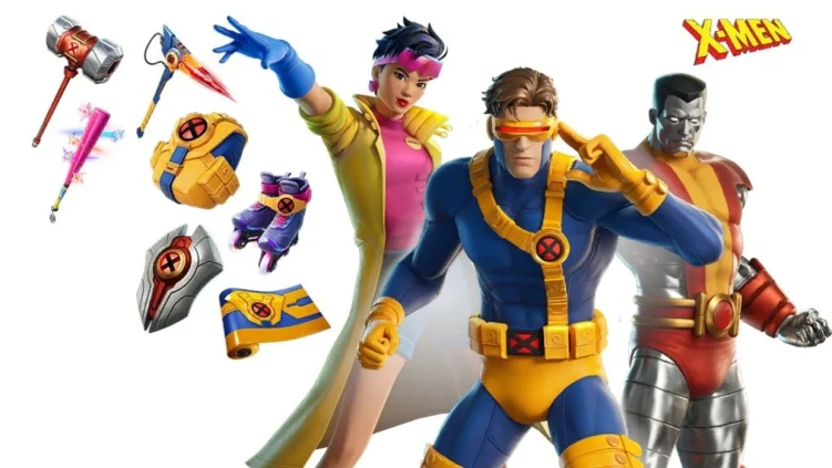3 new X-Men skins in Fortnite: Cyclops, Colossus, and Jubilee