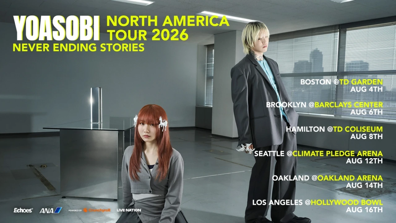 YOASOBI Announces 'Never Ending Stories' North America Tour for Summer 2026